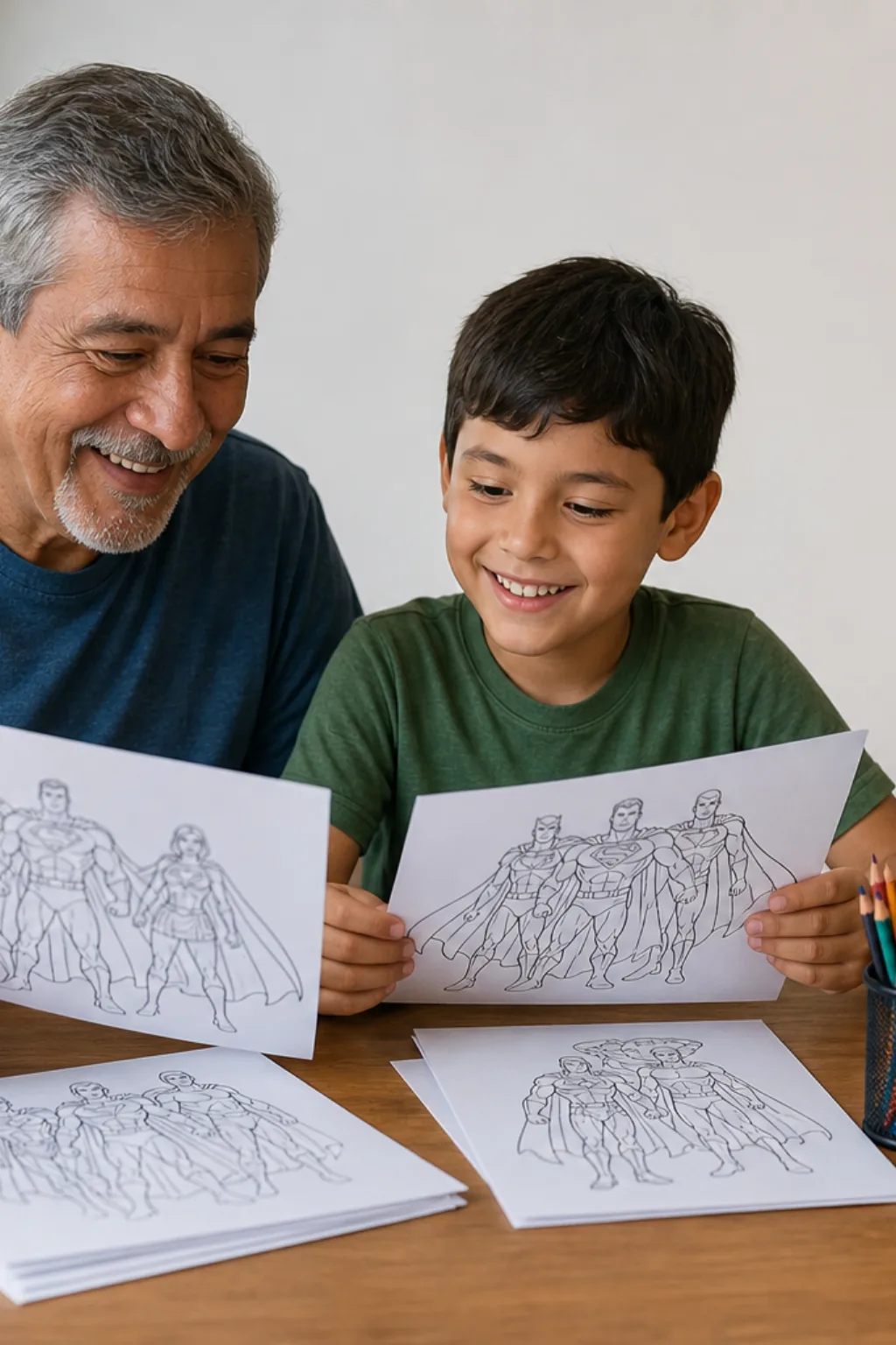 desenhos dos Super Amigos para colorir - 1