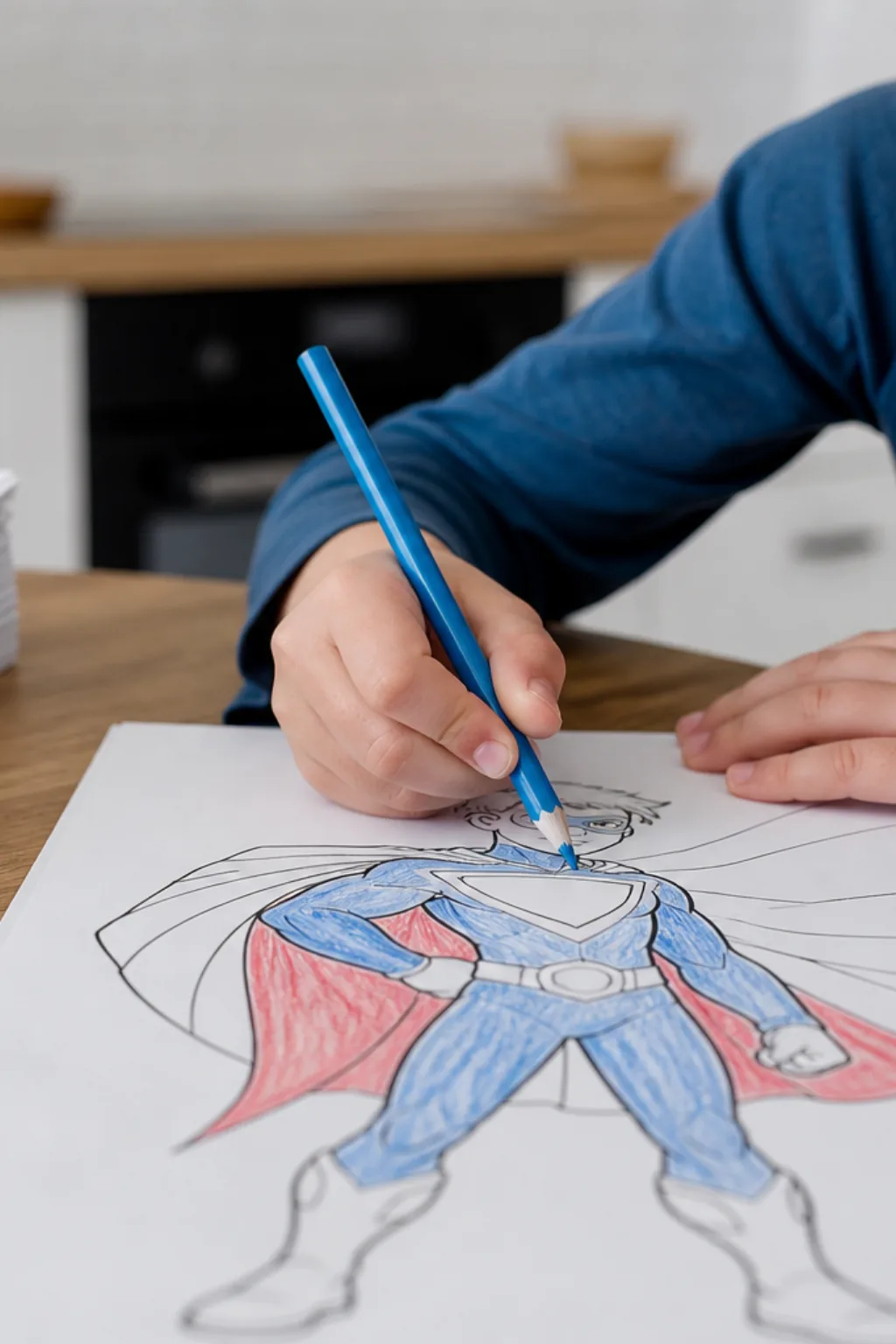desenhos do Superboy para colorir - 2