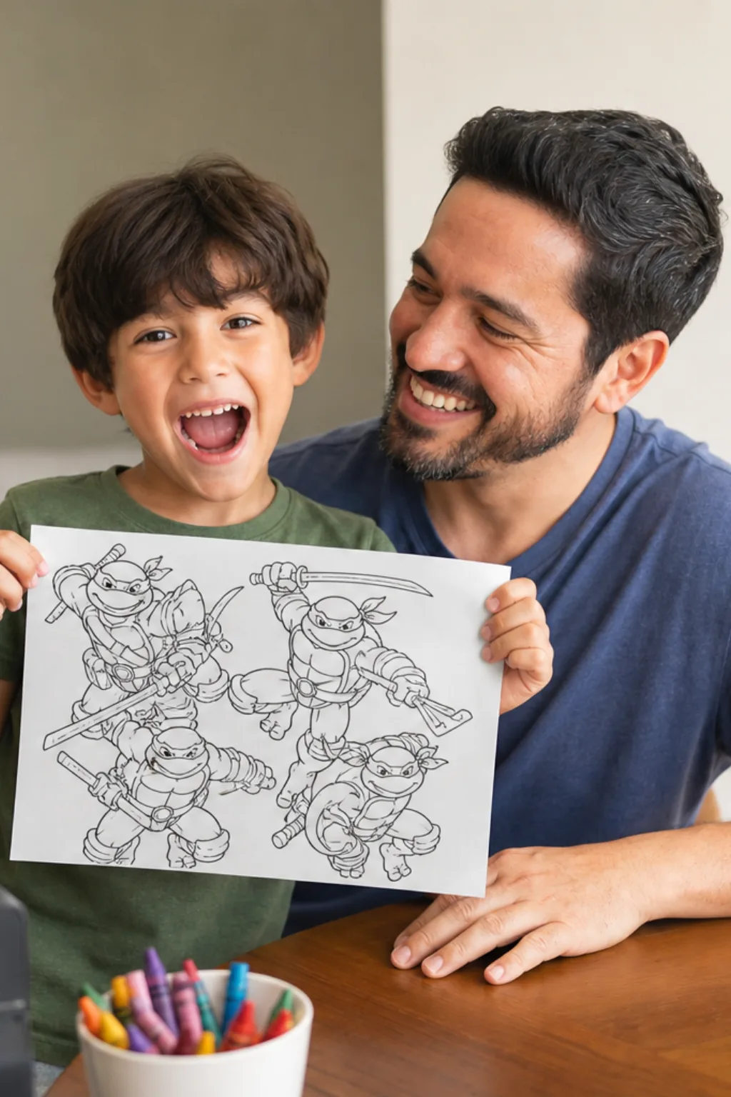 desenhos para colorir das tartarugas ninja - 1