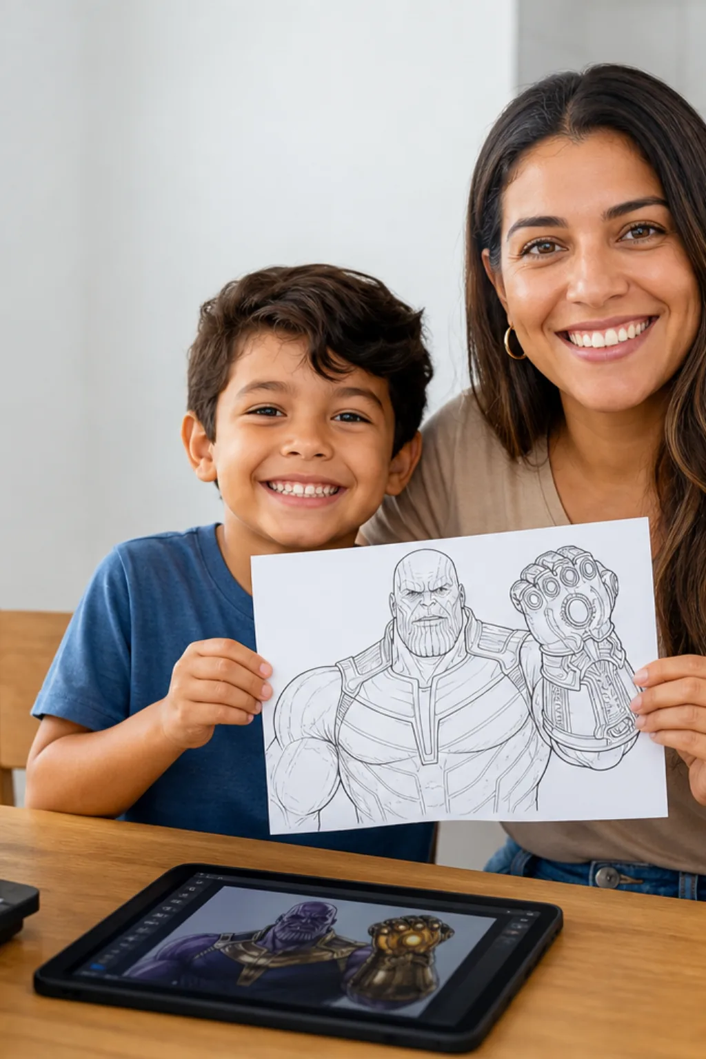 desenhos do thanos para colorir - 1