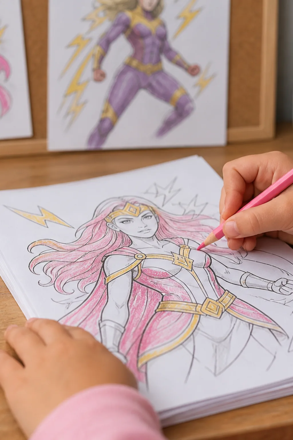 desenhos de Thor: Amor e Trovão para colorir - 2