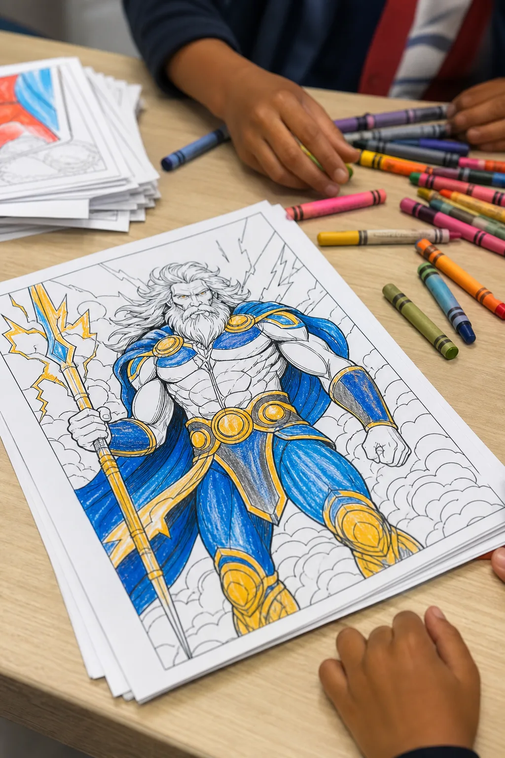 desenhos de Thor: Ragnarok para colorir - 2
