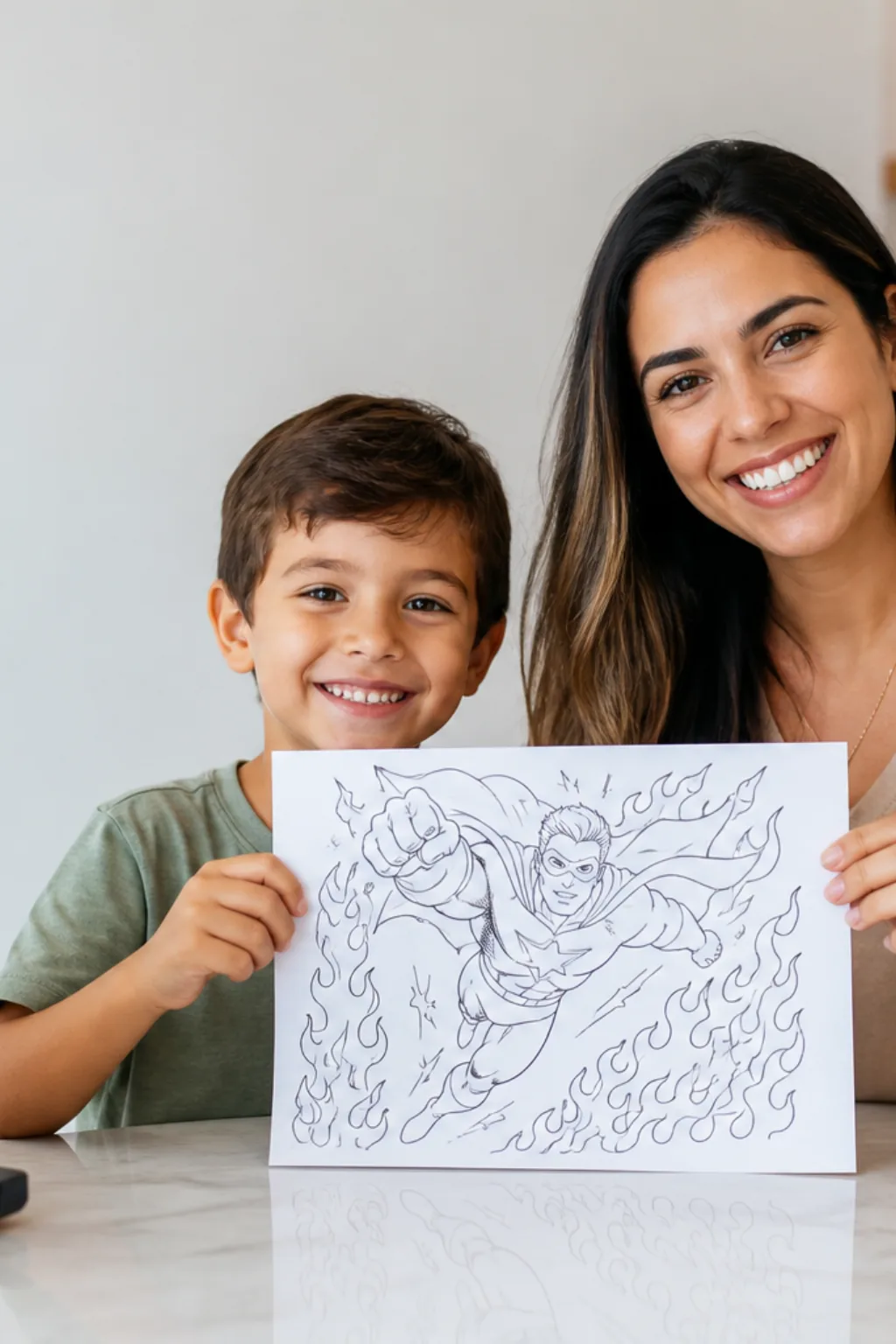 desenhos da Tocha Humana para colorir - 1