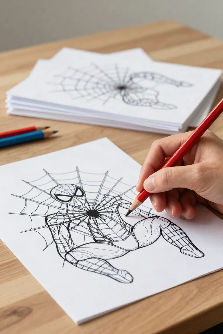desenhos do ultimate homem aranha para colorir - 2