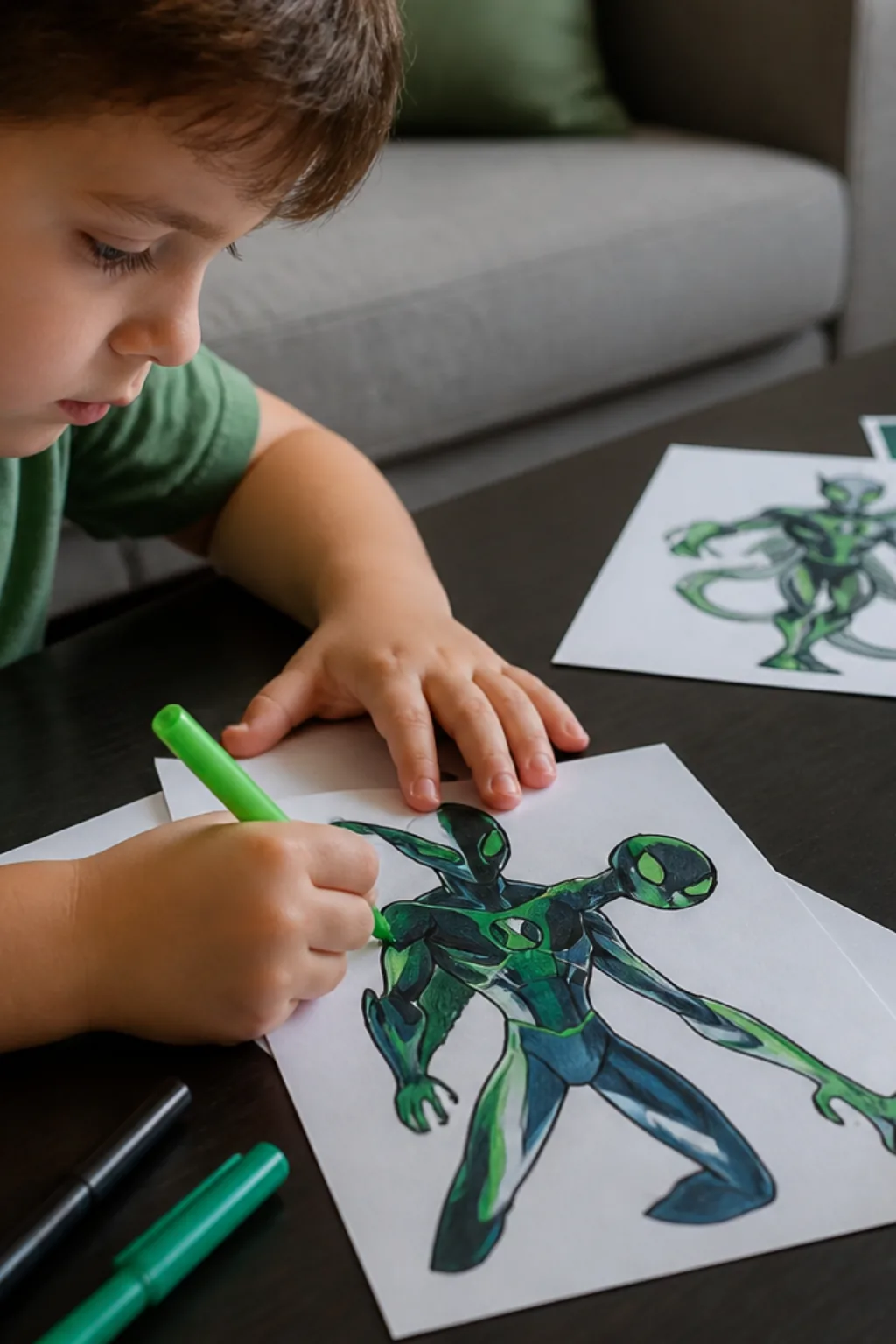 desenhos do Ultra T do Ben 10 para colorir - 2