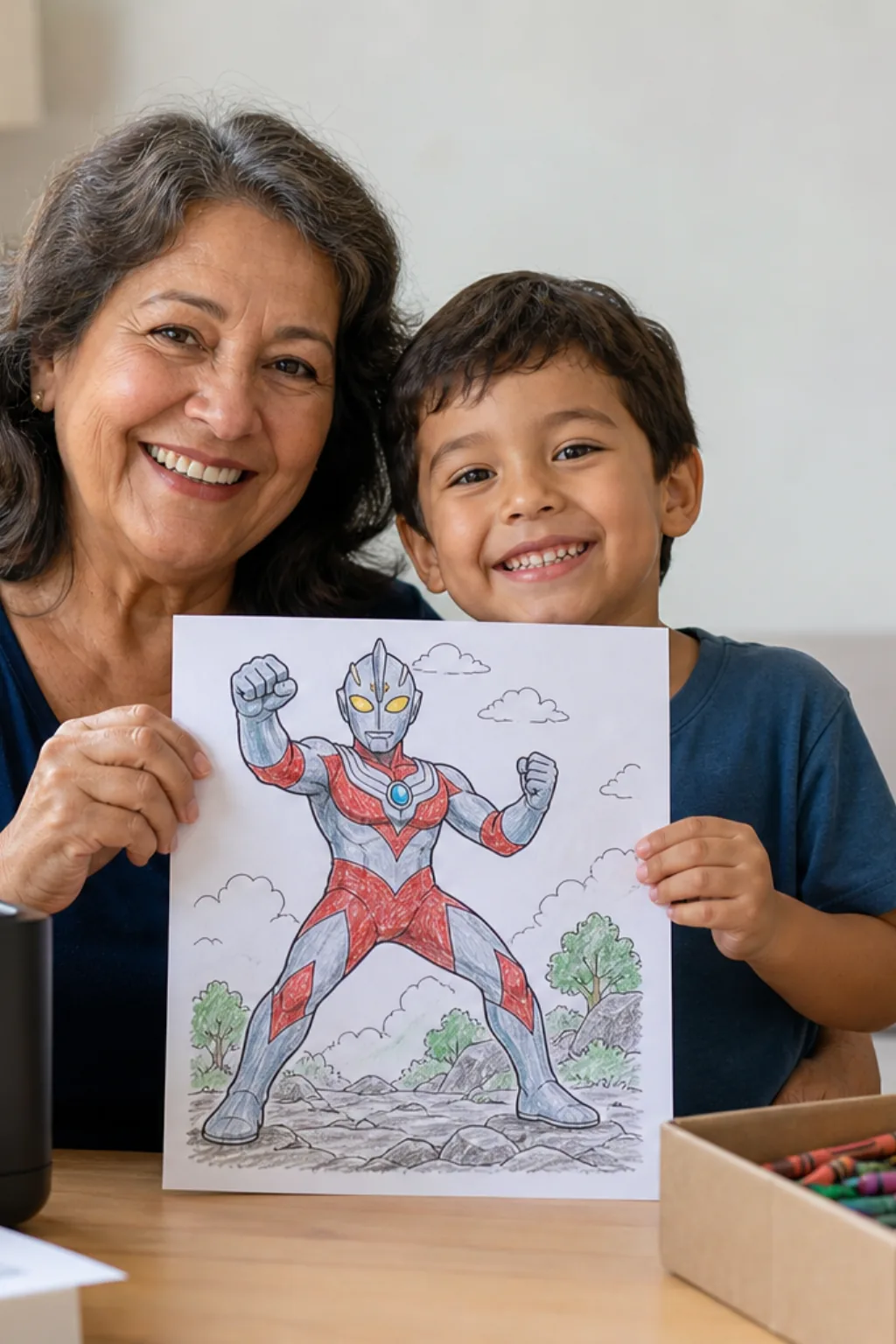 desenhos do ultraman para colorir - 1