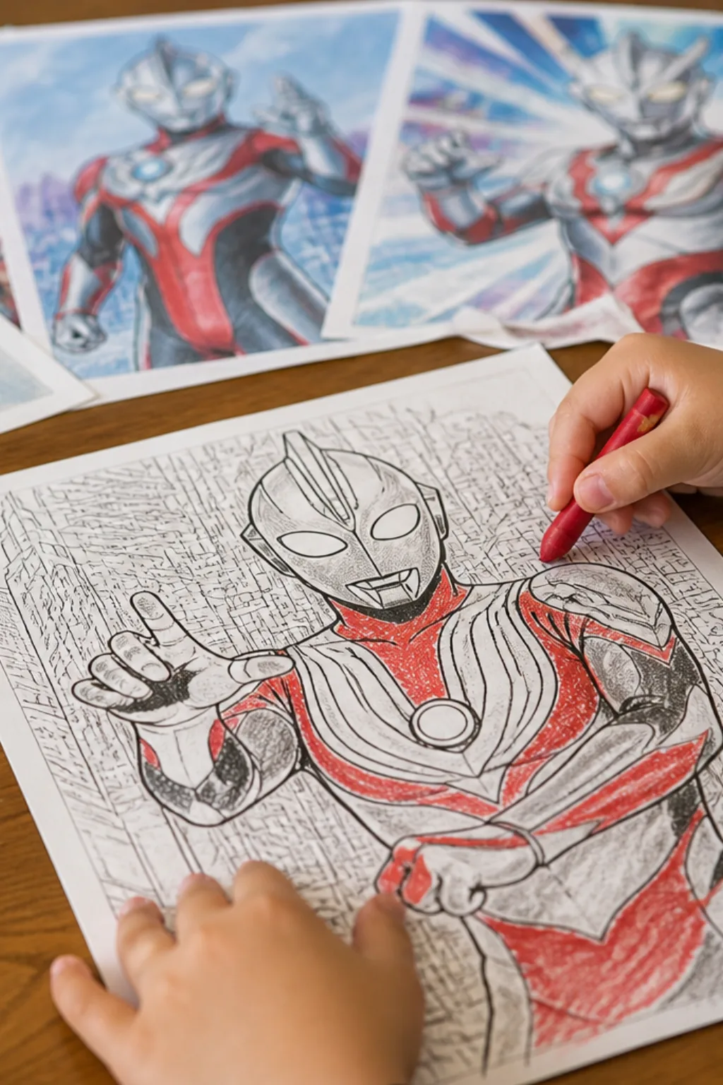 desenhos do ultraman para colorir - 2