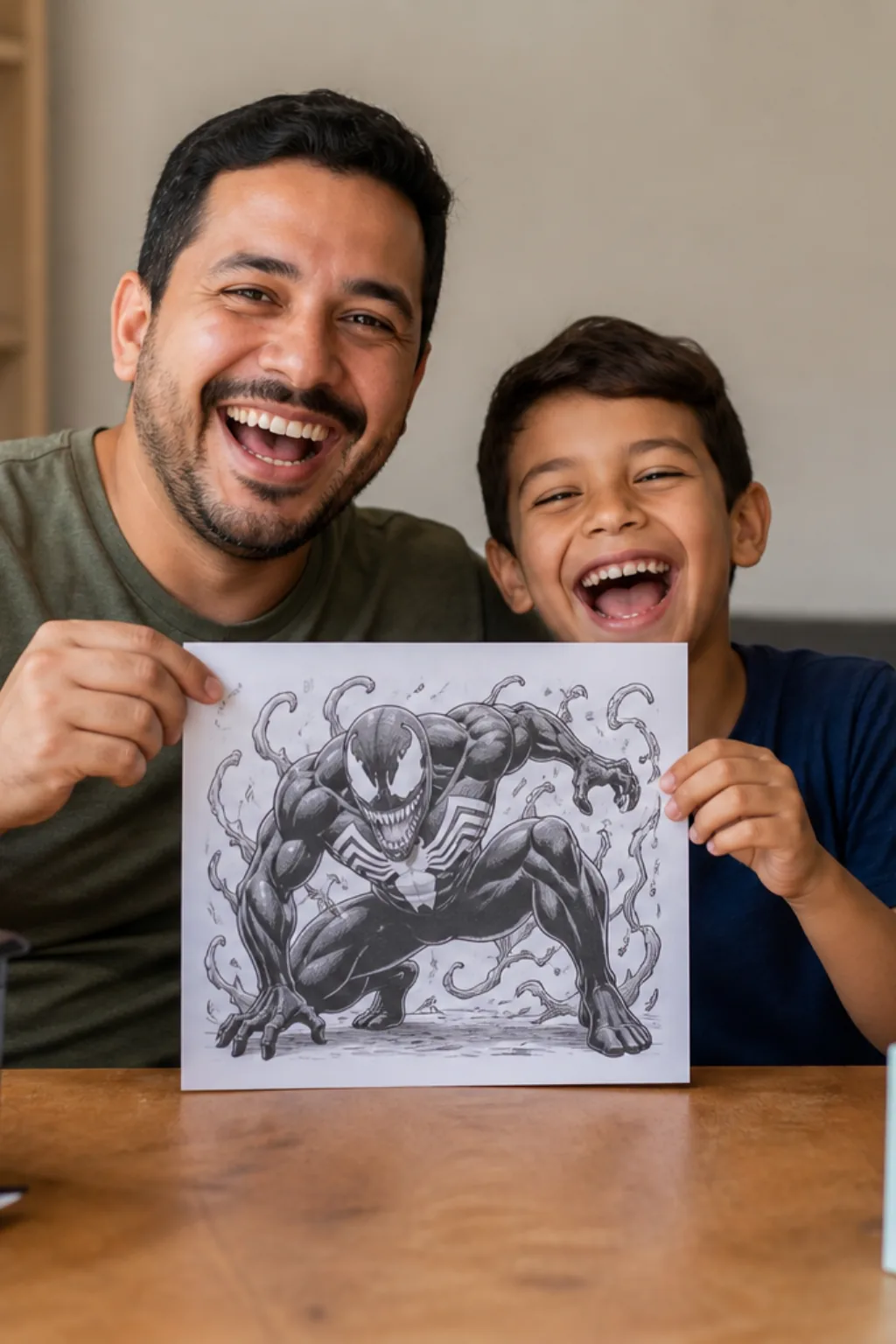 desenho do venom para colorir - 1