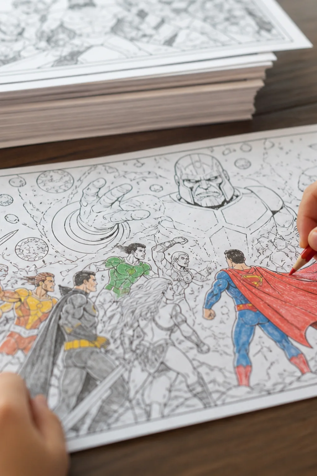 desenhos dos vingadores guerra infinita para colorir - 2