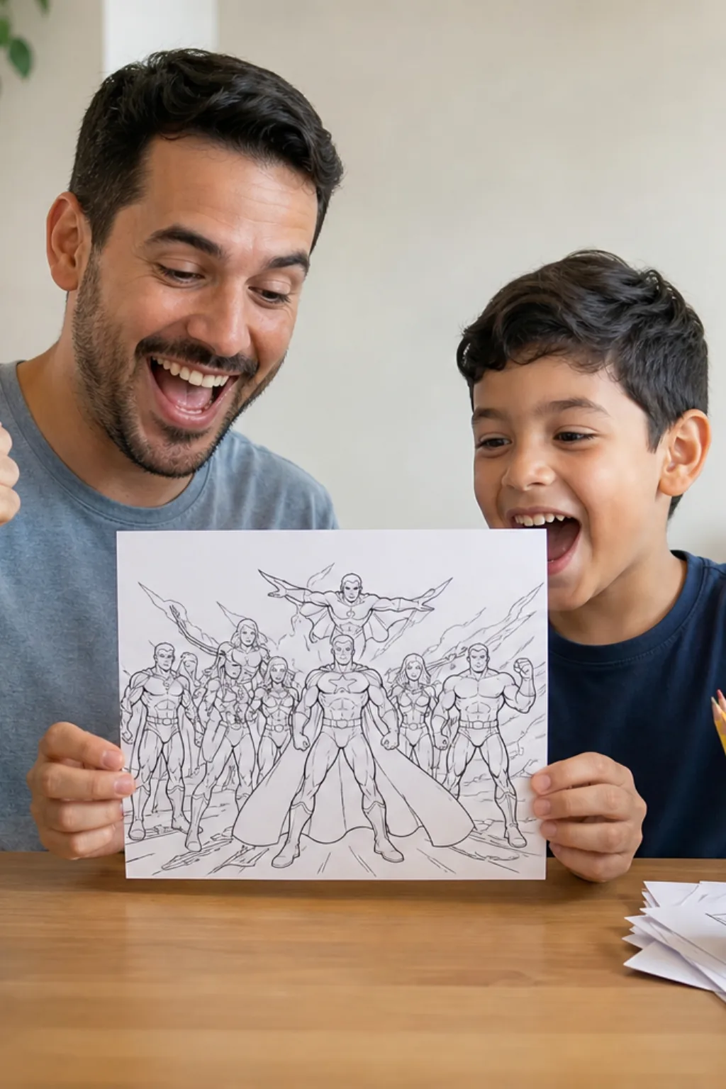 desenhos dos vingadores ultimato para colorir — exemplo criado na Desenhos pra Colorir