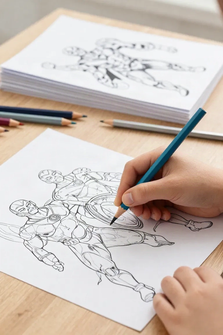 desenhos dos vingadores ultimato para colorir - 2