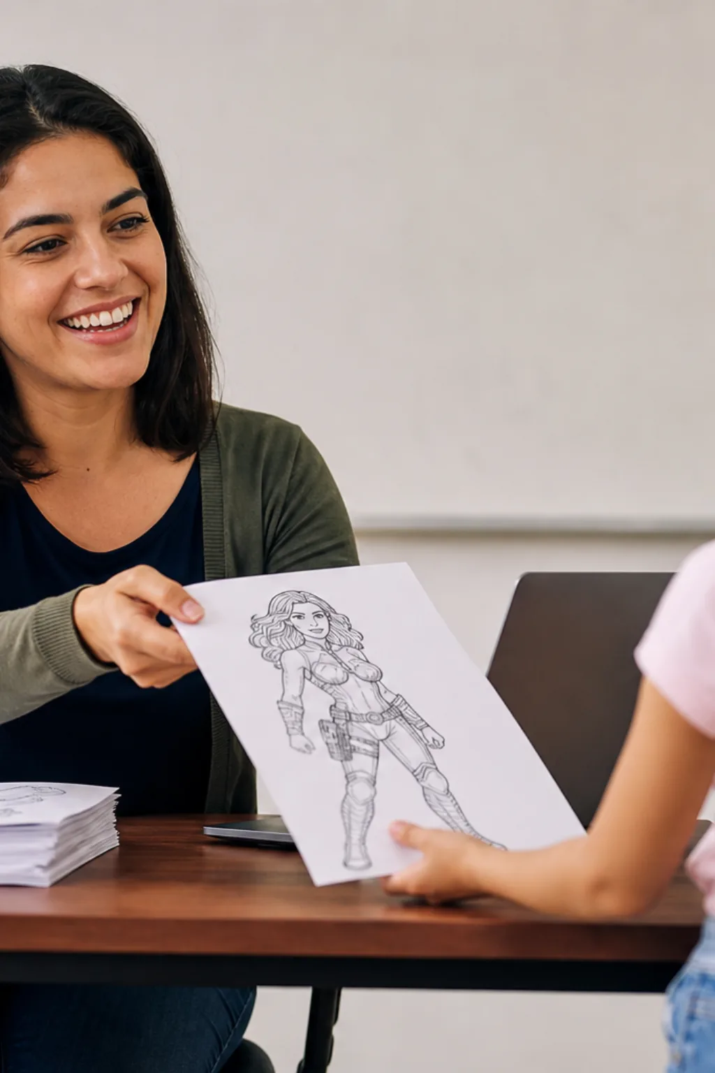desenhos da viúva negra para colorir - 1