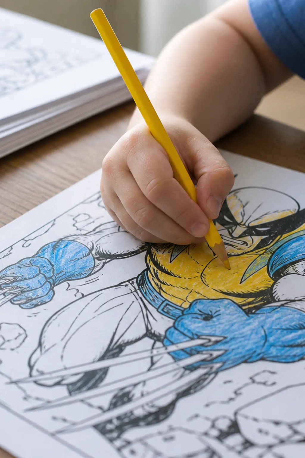 desenhos do wolverine para colorir - 2