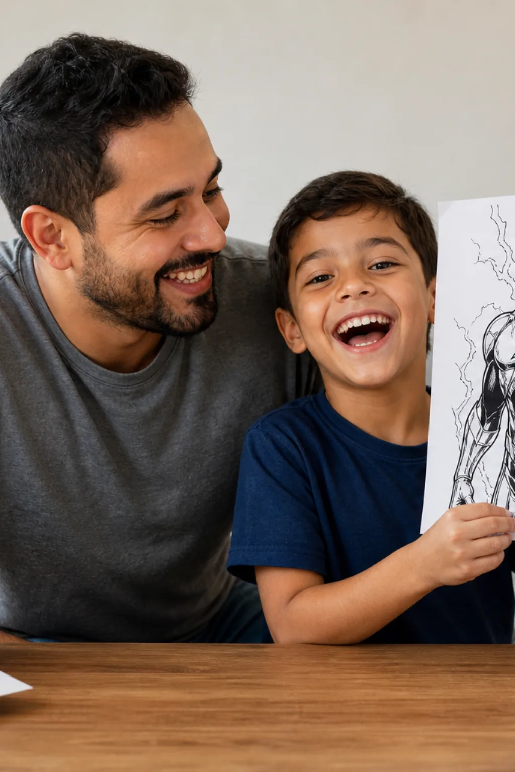 desenhos do Zoom de The Flash para colorir — exemplo criado na Desenhos pra Colorir