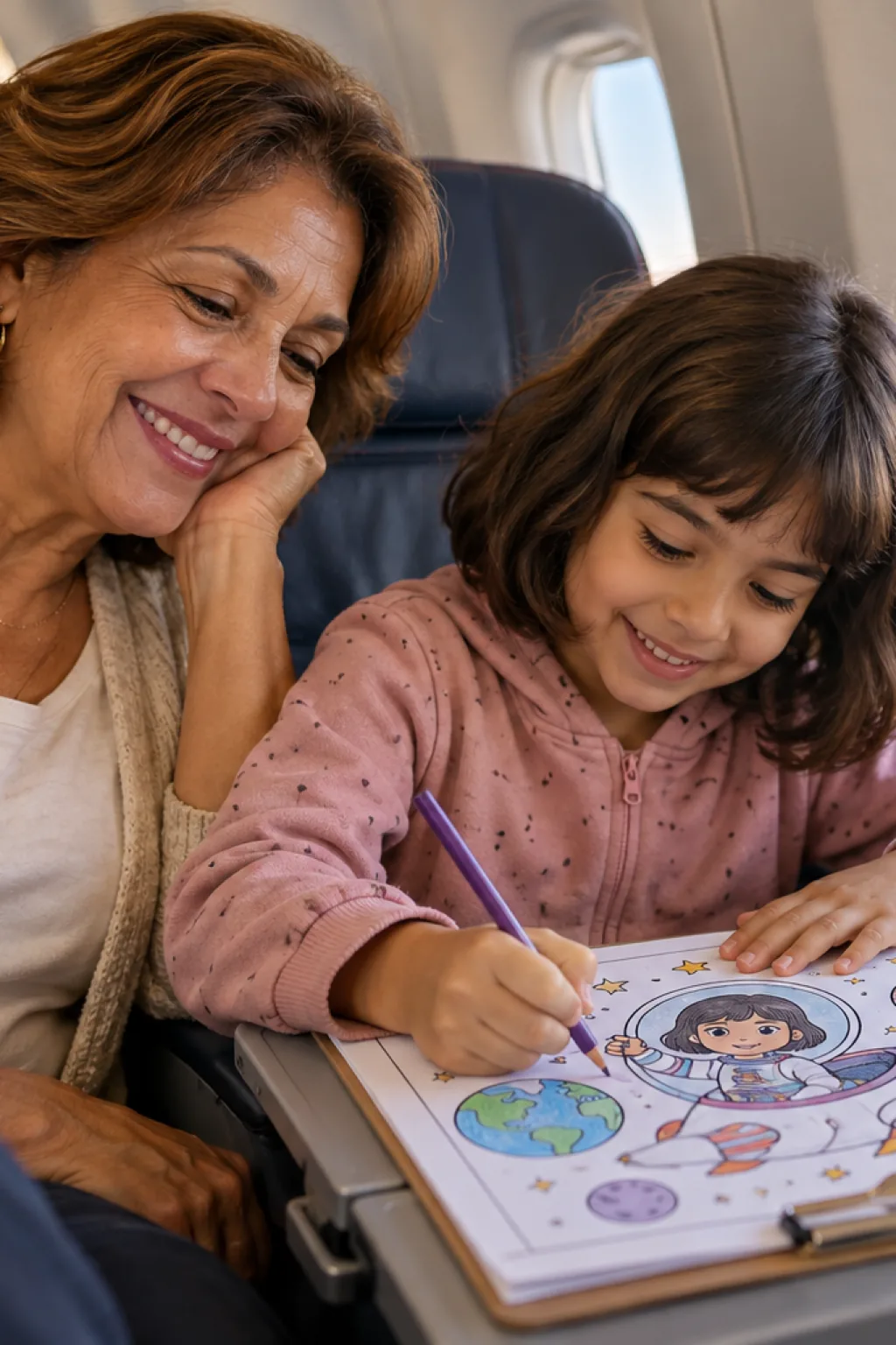 desenhos da Betty Atômica para colorir — exemplo criado na Desenhos pra Colorir