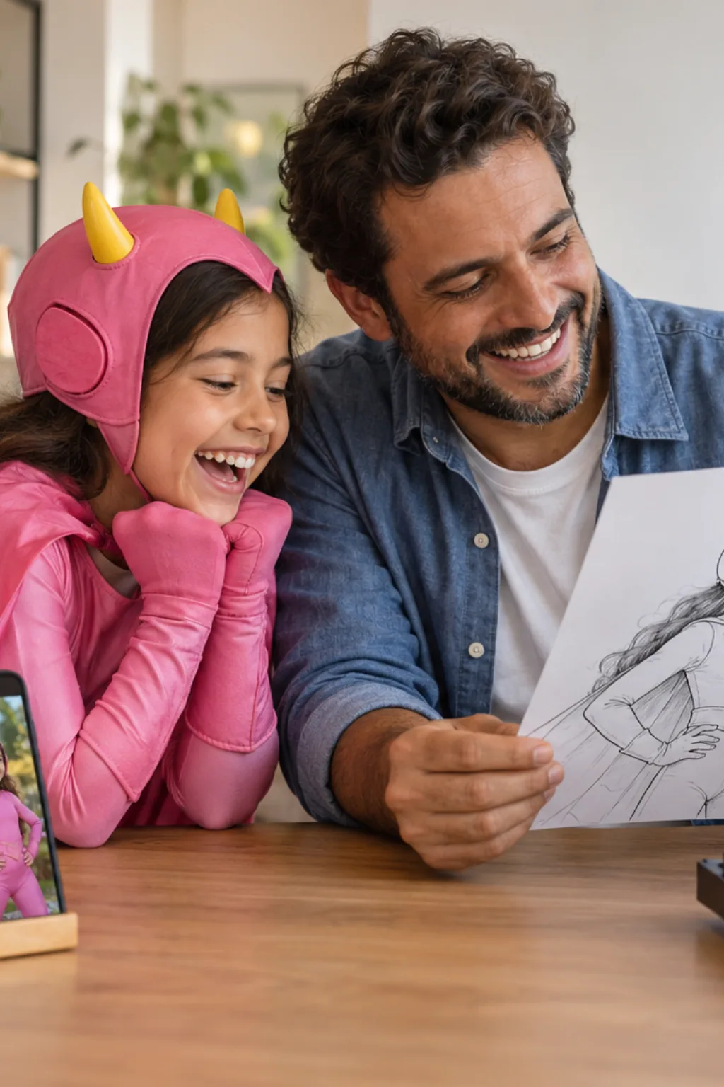 desenhos da Mina Ashido para colorir — exemplo criado na Desenhos pra Colorir