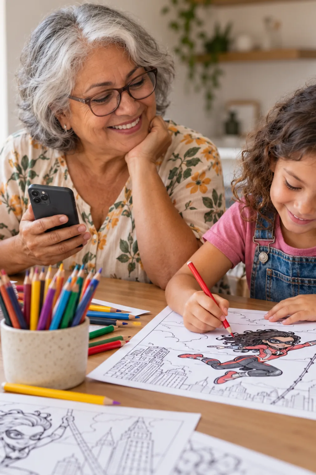 desenhos da mulher aranha para colorir — exemplo criado na Desenhos pra Colorir