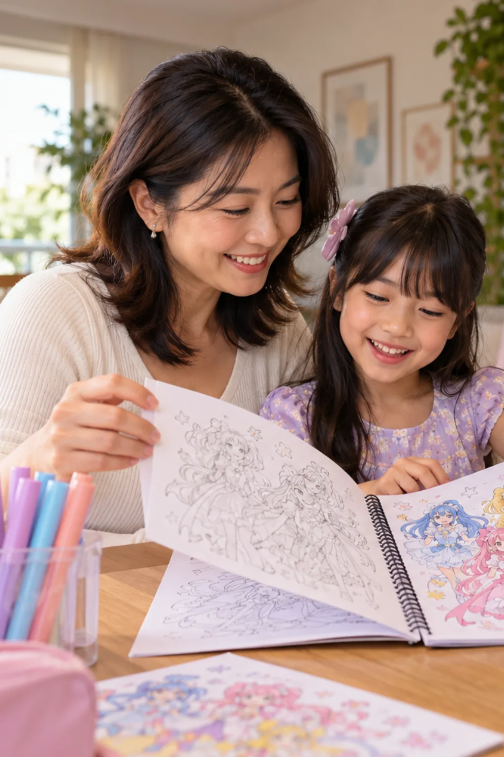 desenhos de Precure para colorir — exemplo criado na Desenhos pra Colorir