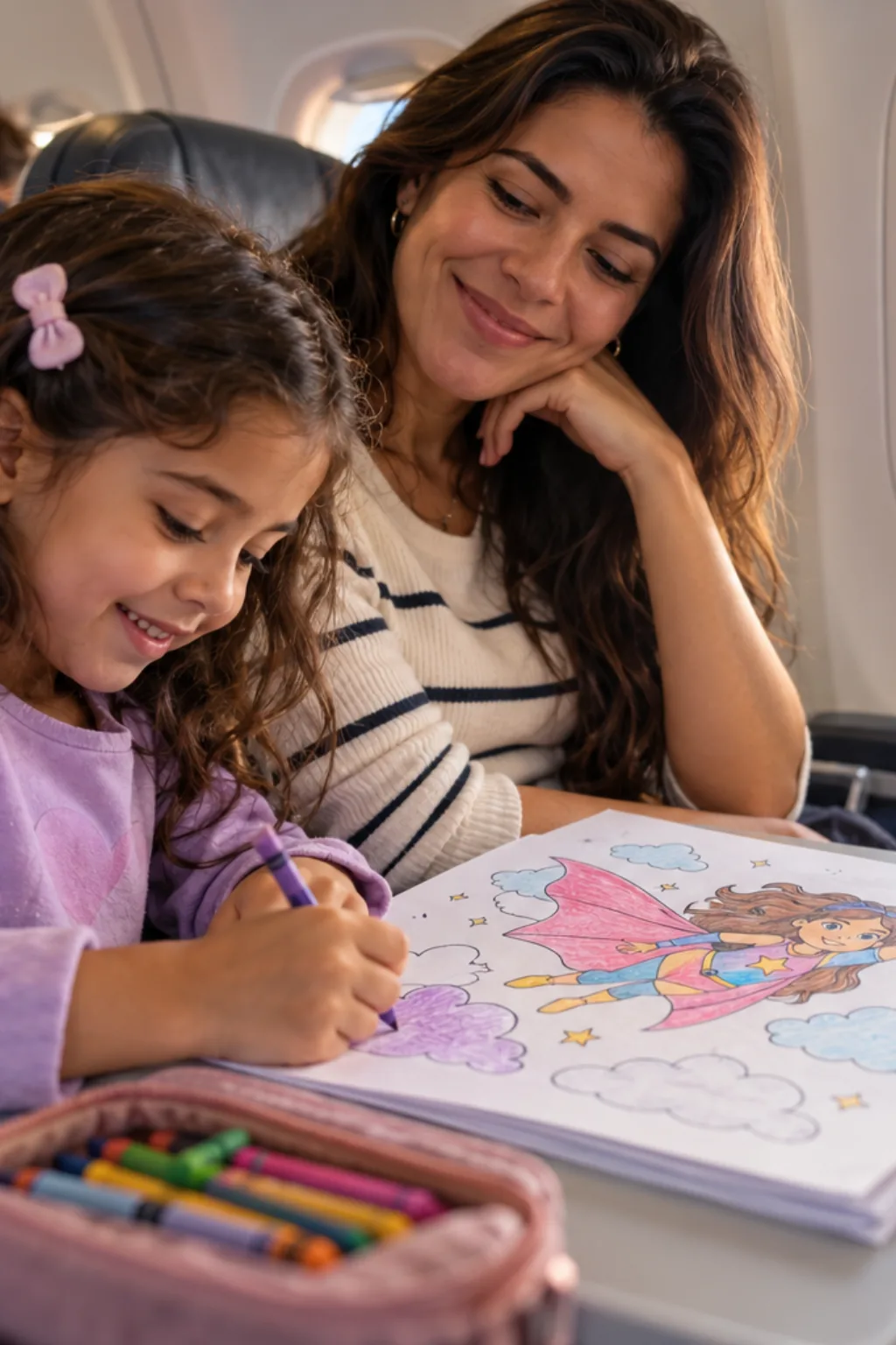 desenhos da supergirl para colorir — exemplo criado na Desenhos pra Colorir