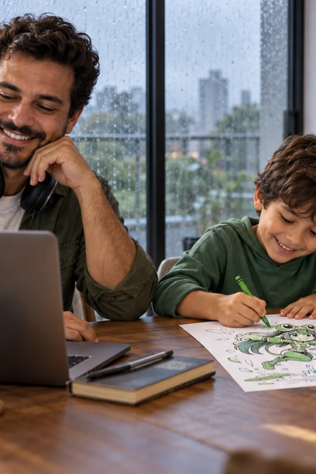 desenhos da Tsuyu Asui para colorir — exemplo criado na Desenhos pra Colorir
