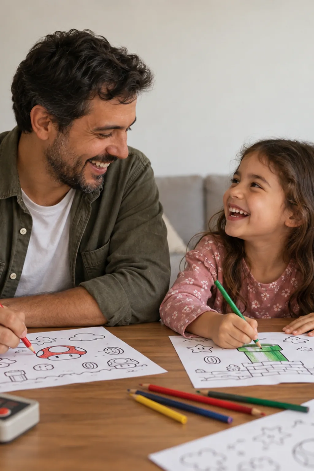 desenhos para colorir — exemplo criado na Desenhos pra Colorir
