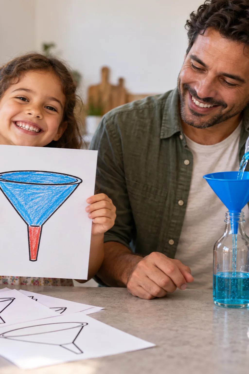 desenhos de funil para colorir — exemplo criado na Desenhos pra Colorir