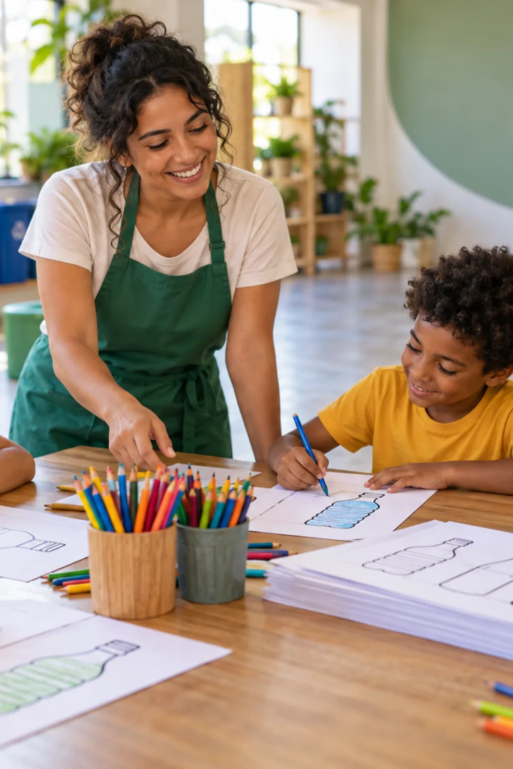 desenhos de garrafa para colorir — exemplo criado na Desenhos pra Colorir