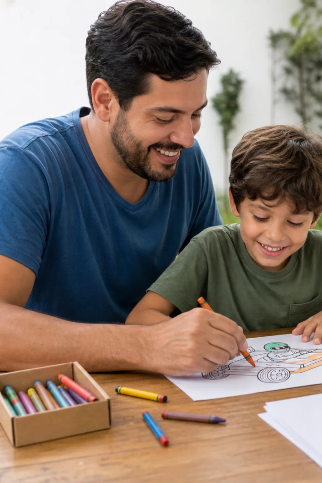 desenhos de carrinho de rolimã para colorir — exemplo criado na Desenhos pra Colorir