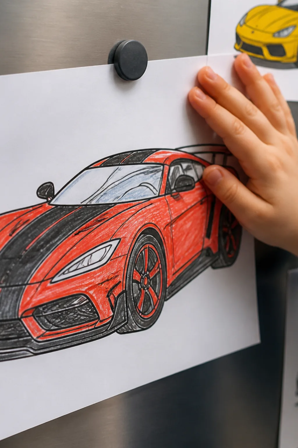 desenhos de carro esportivo para colorir - 2