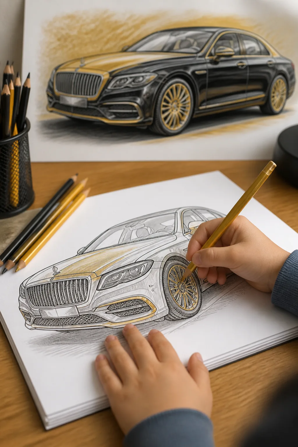 desenhos de carros Rolls-Royce para colorir - 2