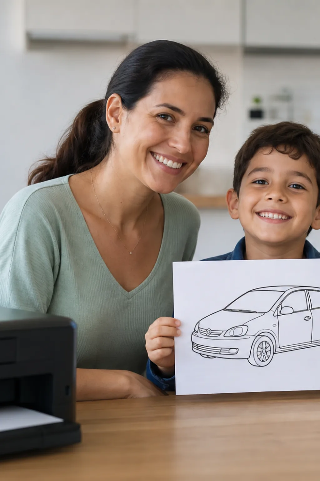 desenhos do Chevrolet Celta para colorir — exemplo criado na Desenhos pra Colorir
