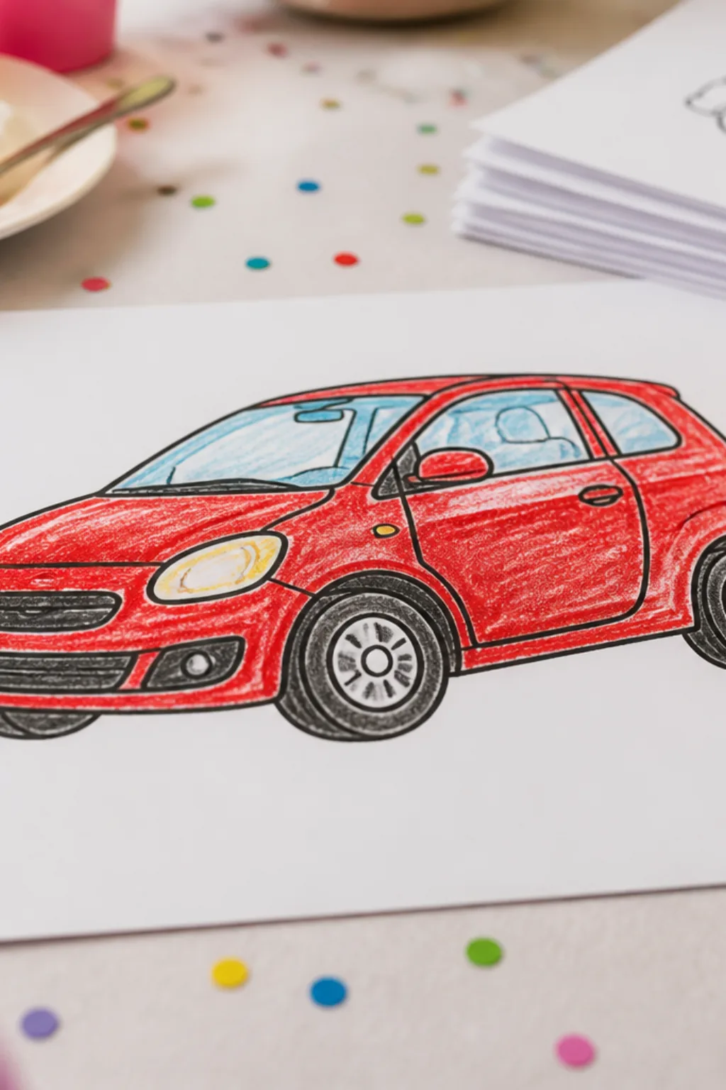 desenhos do Fiat Palio para colorir - 2