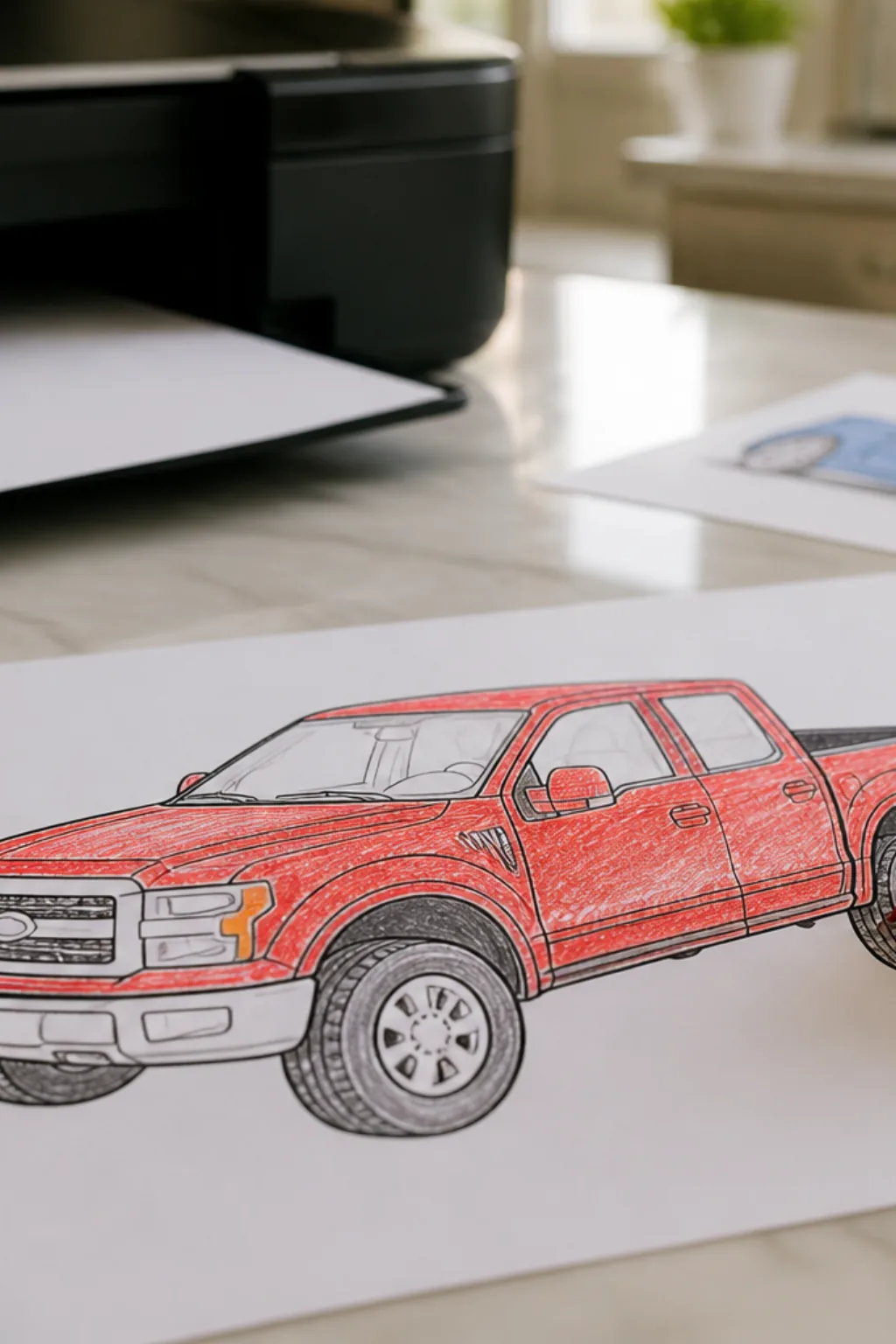 desenhos do Fiat Strada para colorir - 2