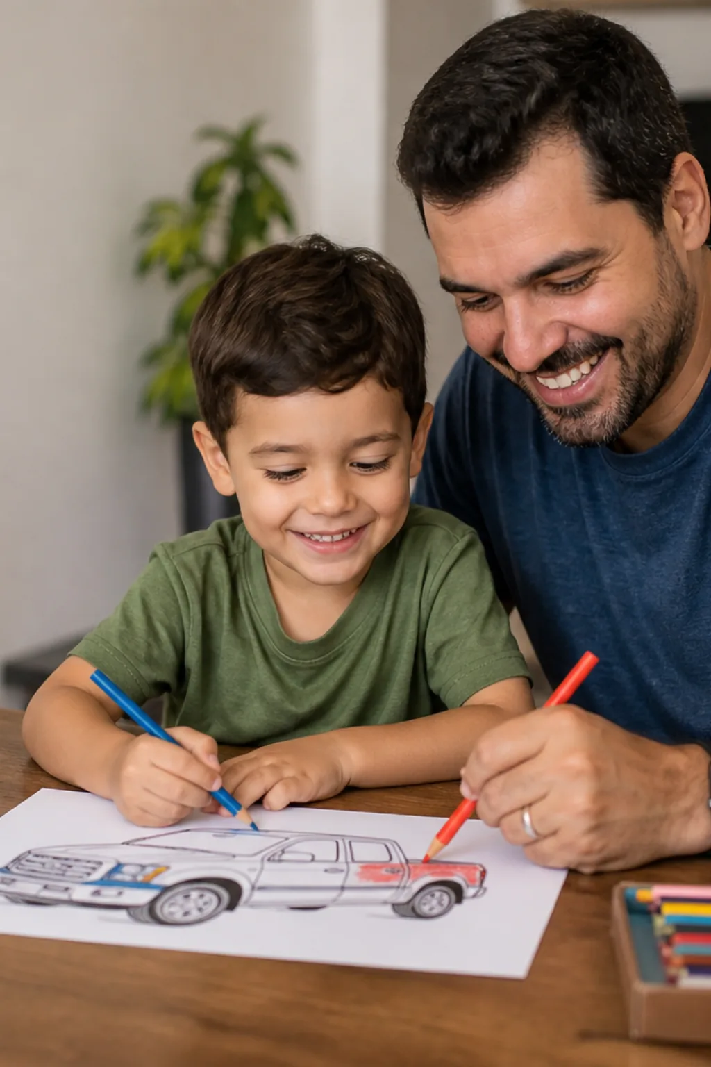 desenhos do Fiat Toro para colorir — exemplo criado na Desenhos pra Colorir