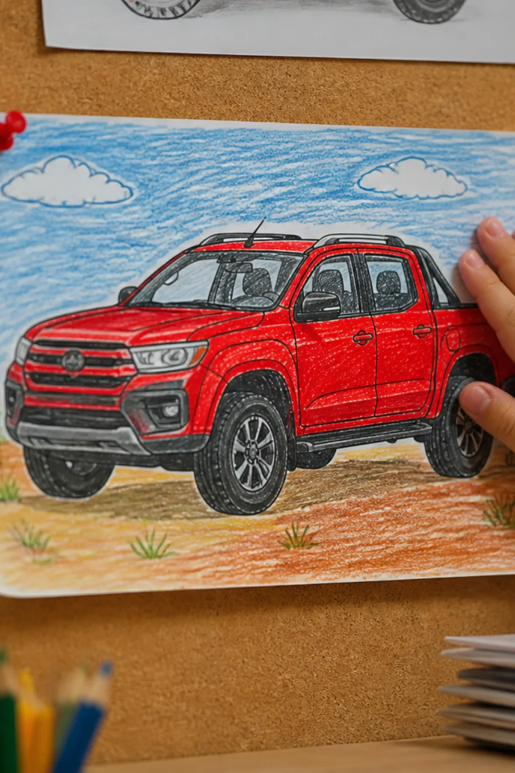 desenhos do Fiat Toro para colorir - 2
