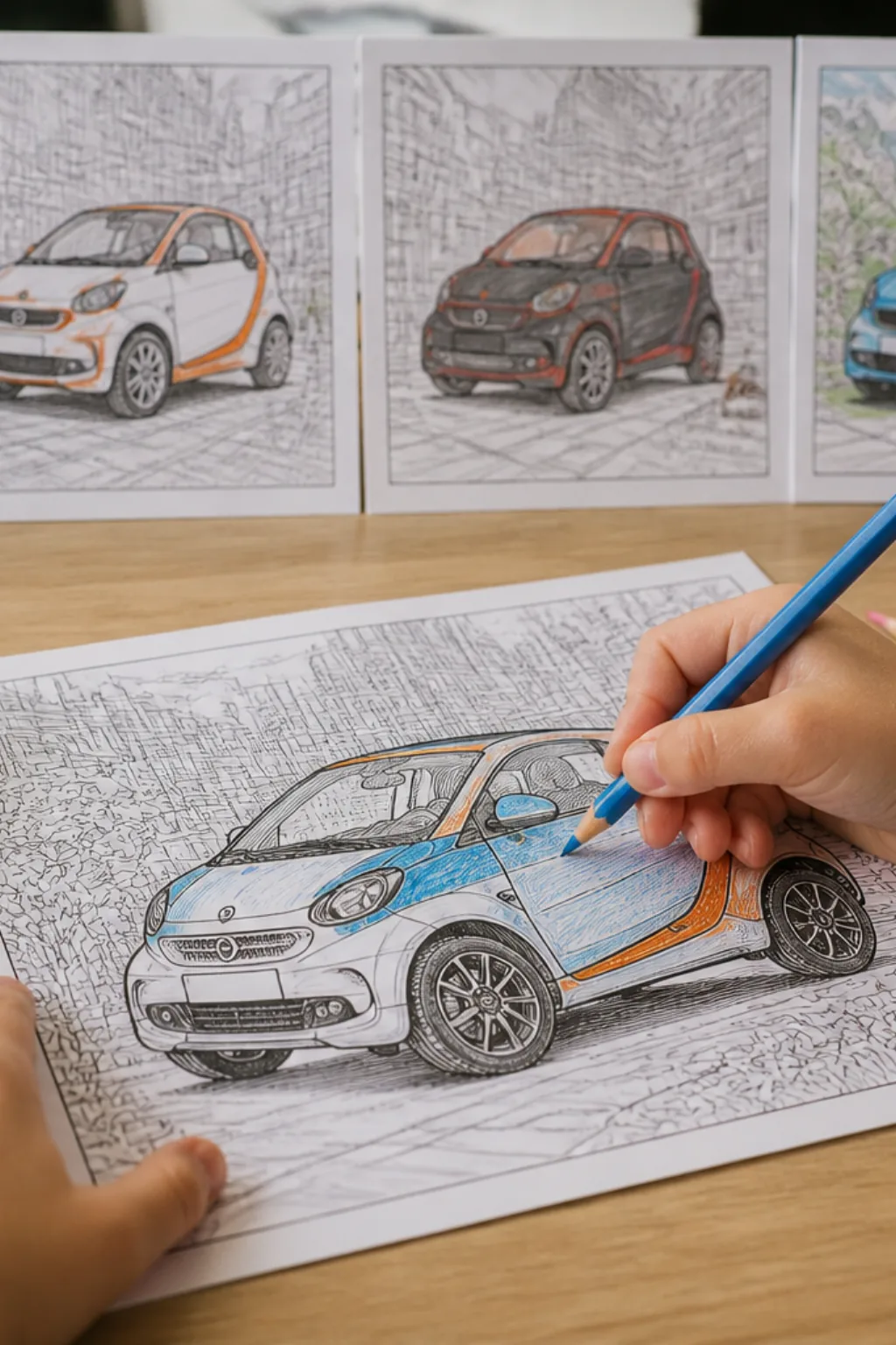 desenhos do Ford Fiesta para colorir - 2