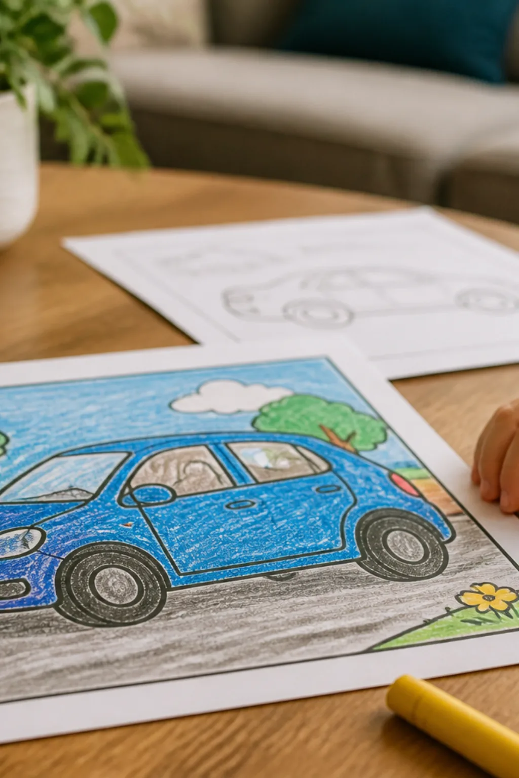 desenhos do Ford Ka para colorir - 2
