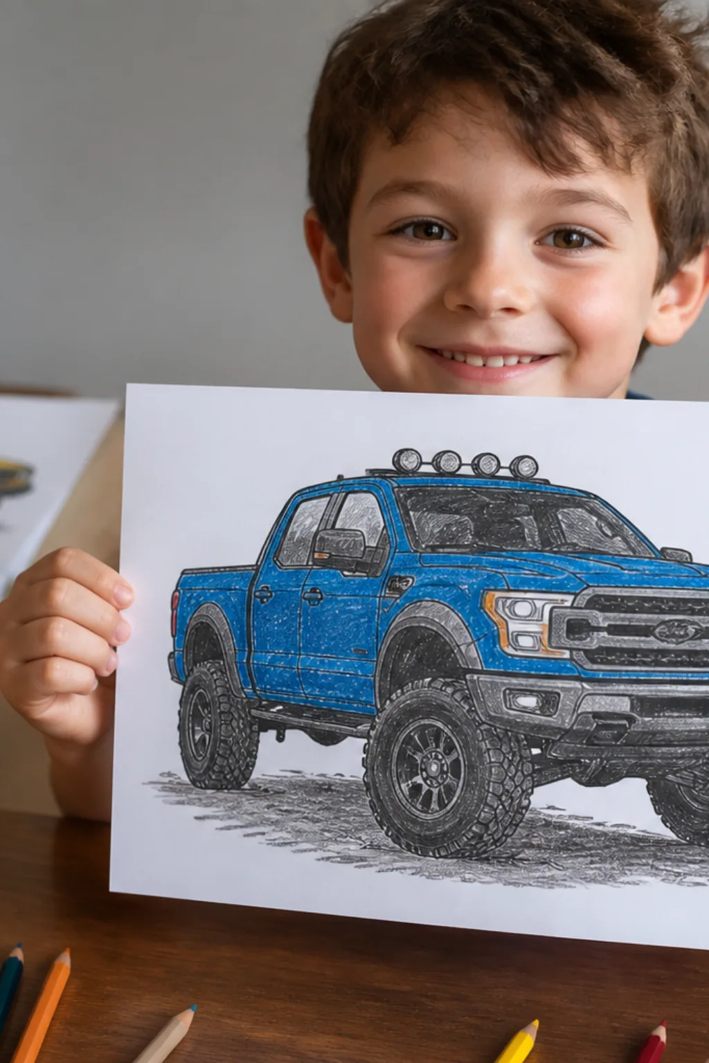 desenhos do Ford Ranger para colorir - 2