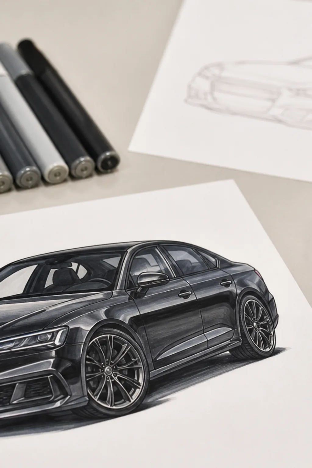 desenhos do Honda Civic para colorir - 2