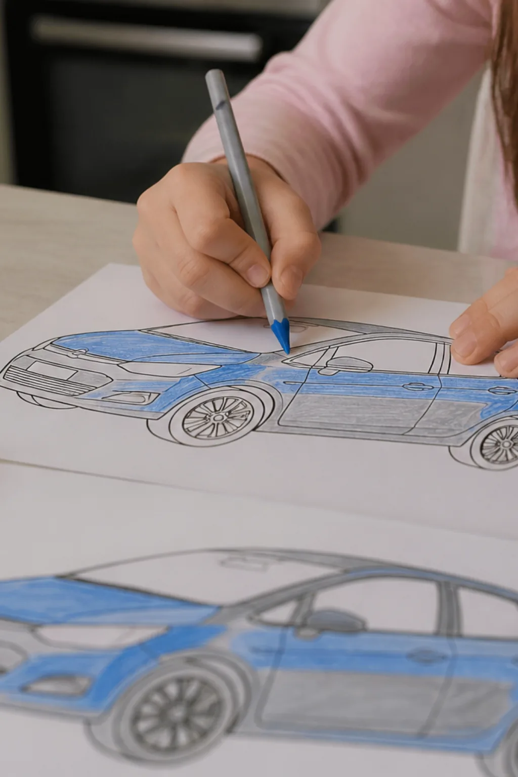 desenhos do Hyundai HB20 para colorir - 2
