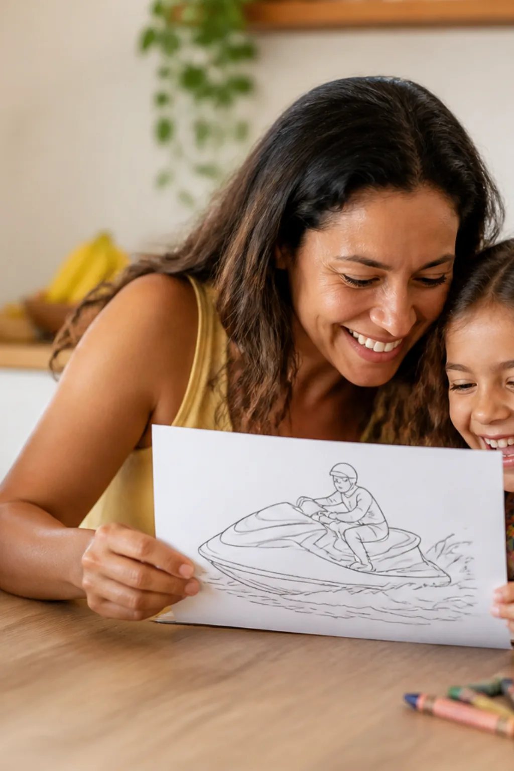 desenhos de jet ski para colorir - 1
