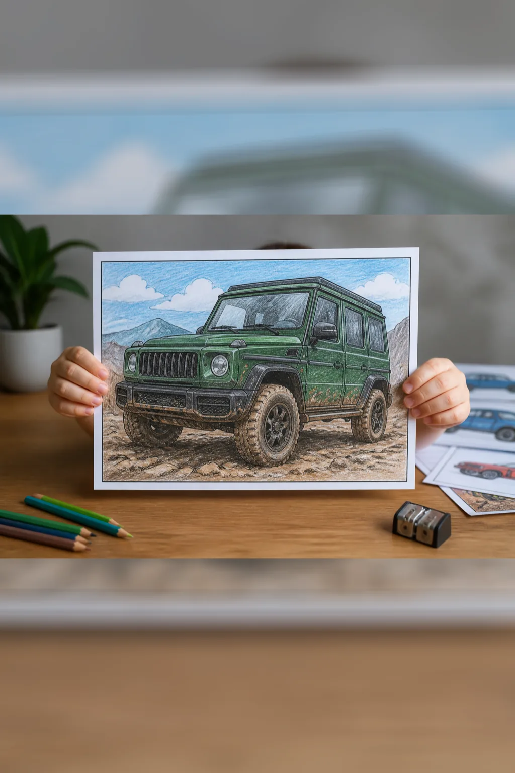 desenhos de carros Land Rover para colorir - 2