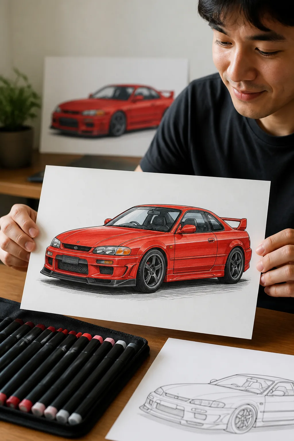 desenhos do Mazda RX-7 para colorir - 2