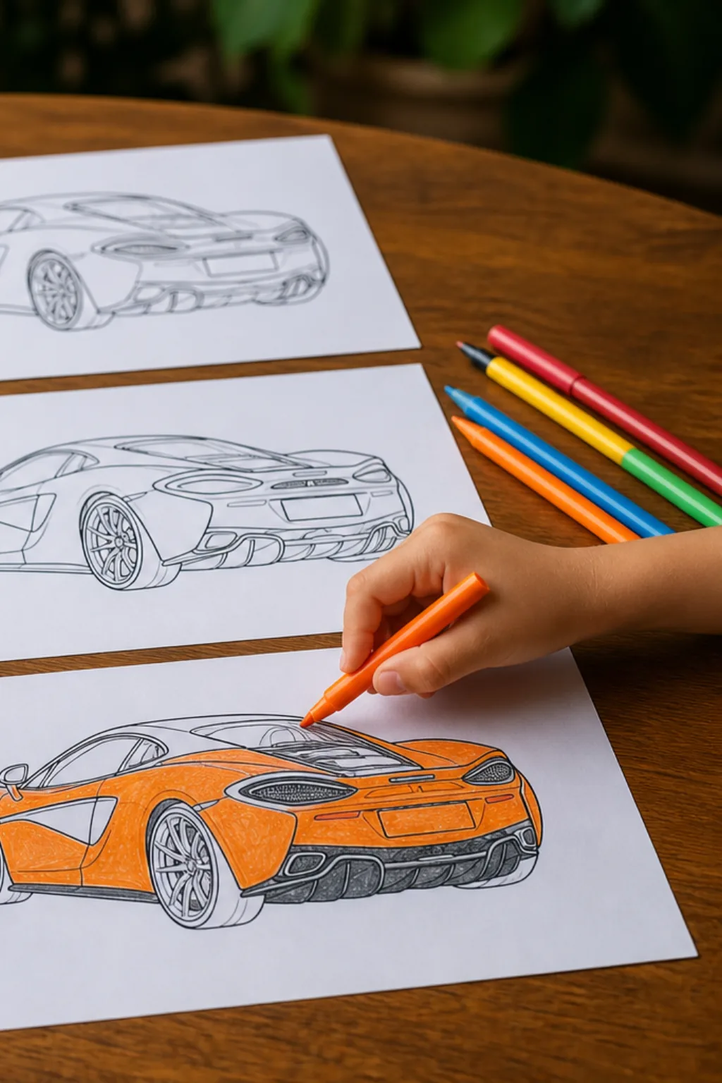 desenhos de mclaren para colorir - 2