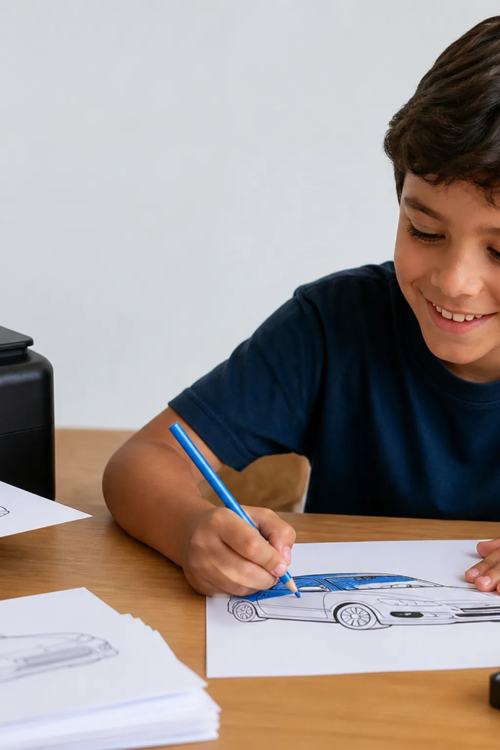 desenhos de porsche para colorir - 1