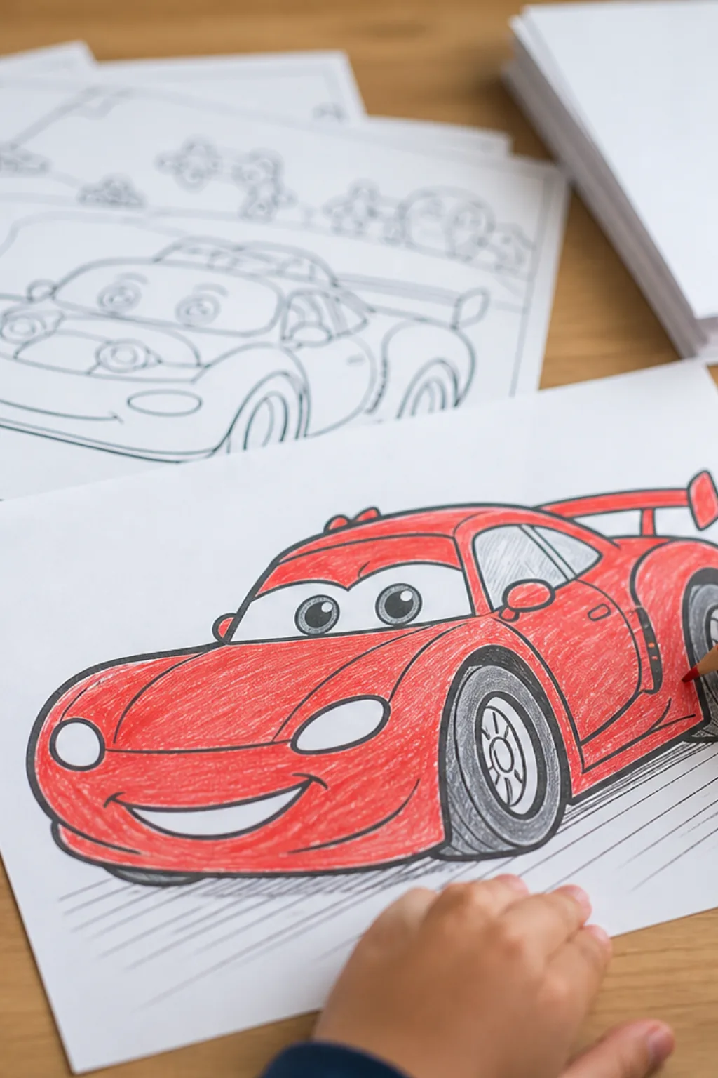 desenhos do Relâmpago McQueen para colorir - 2