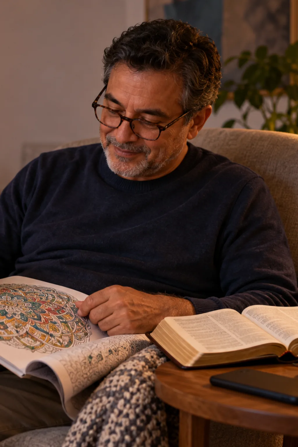 desenhos de versículos bíblicos para colorir para adultos — exemplo criado na Desenhos pra Colorir