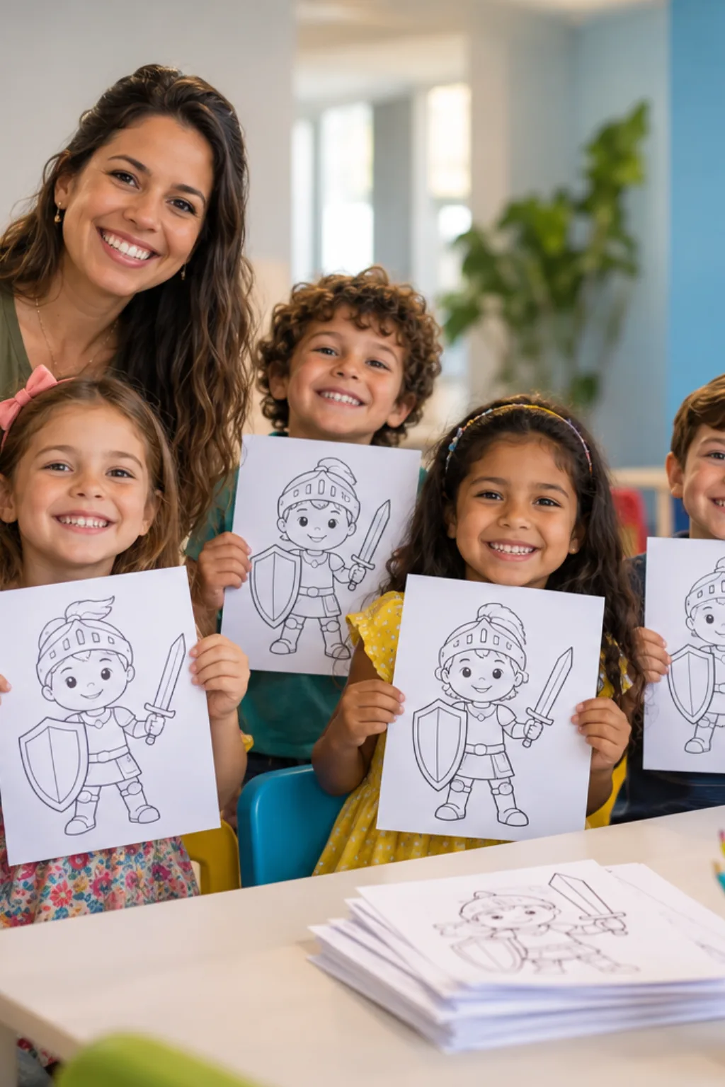 desenhos de Efésios para colorir — exemplo criado na Desenhos pra Colorir