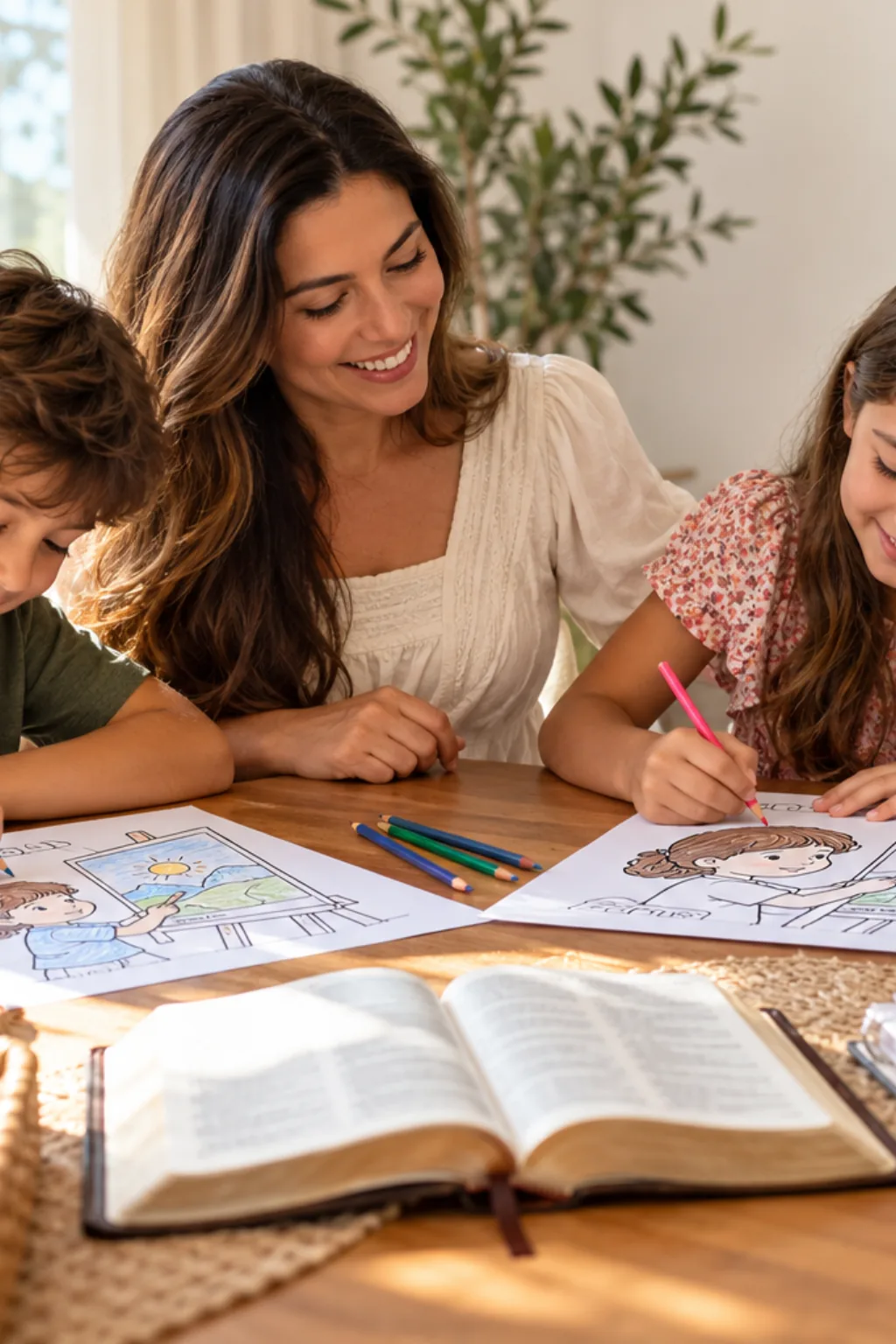 desenhos de Efésios 2:10 para colorir — exemplo criado na Desenhos pra Colorir
