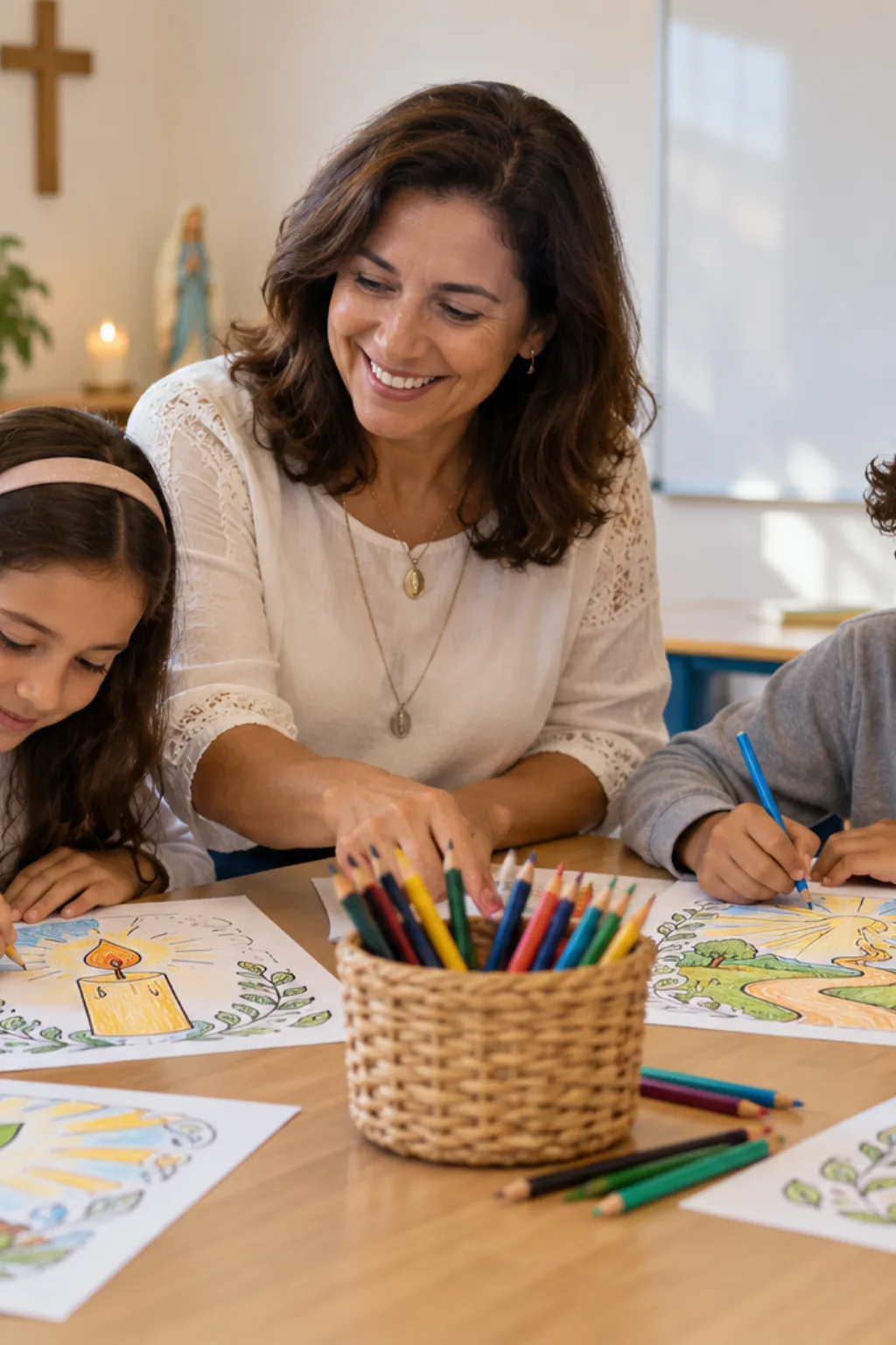 desenhos de Hebreus 11:1 para colorir — exemplo criado na Desenhos pra Colorir